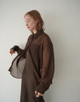 Wrinkle processing shirt