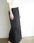 Gather long skirt