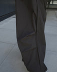 Water repellent parachute pants
