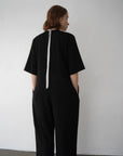 V neck jump suit