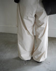 Water repellent parachute pants