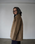 Leather suède JK coat
