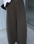 Cotton mink belt pants