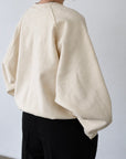 Curve sleeve sweat pullover