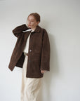 Leather suède JK coat
