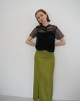 Tulle shirring Tshirts