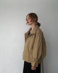 【予約販売】10月上旬発送- Half cape short trench