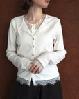 Cut lib race docking cardigan