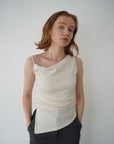Drape asymmetry top