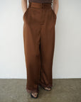 【SET】Race satin pants