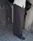Alpaca layered skirt