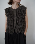 Boucle fringe vest