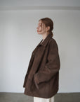 Leather suède JK coat