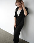 V neck jump suit