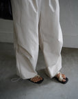 Water repellent parachute pants