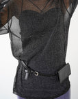 Sier lamé pullover