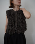 Boucle fringe vest
