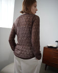 Mohair Touch Openwork Cardigan