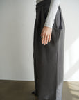 Twill drape pants