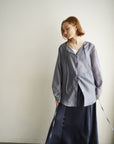 Satin wrinkle processing skirt