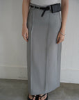 Switching long skirt
