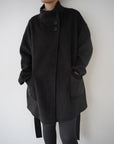 【予約販売】11月中旬発送-Back button stand shaggy coat