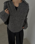 Boucle color knit