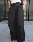 Water repellent parachute pants