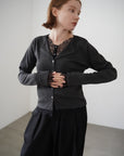 Cut lib race docking cardigan