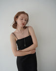 Twill camisole one-piece