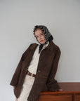Leather suède JK coat