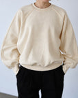 Curve sleeve sweat pullover