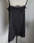 Sier race satin camisole