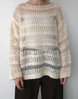 Design pattern sheer knit