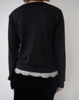 Cut lib race docking cardigan