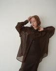 Wrinkle processing shirt
