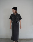 Switching long skirt