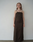 Twill camisole one-piece