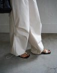 Water repellent parachute pants