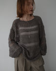 Design pattern sheer knit