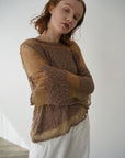Slab 3D knit top