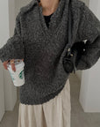 Boucle color knit
