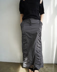 Gather long skirt