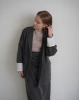 Turn up cuffs tailor jacket