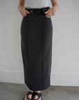 Switching long skirt