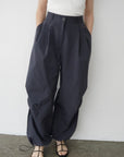 Water repellent parachute pants