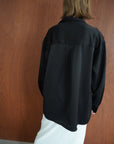 Satin race over shirt