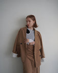 Turn up cuffs tailor jacket