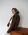 Leather suède JK coat