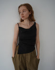 Drape asymmetry top